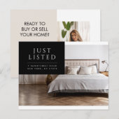 Gewoon aangeboden modern Briefkaart onroerend goed (Voorkant / Achterkant)