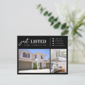 Gewoon aangeboden nieuwe vastgoedmarketing voor on briefkaart (Staand voorkant)