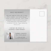 Gewoon aangeboden onroerend goed 3 Fotomarketing Briefkaart (Achterkant)