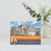 GEWOON AANGEBODEN Review Foto Real Estate Marketin Briefkaart (Staand voorkant)