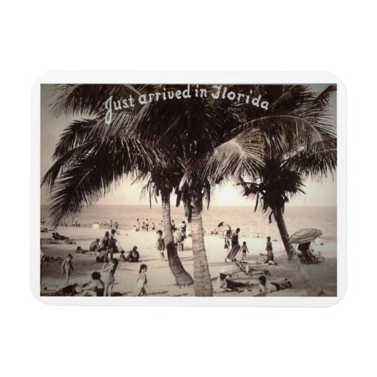 Gewoon aangekomen in Florida! Vintage Magneet (Horizontaal)