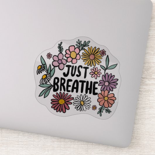 GEWOON ADEMEN Bloemen Schattige Flowers Daisy Hand Sticker (Detail)