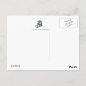 Gewoon ademen - Dandelions drijven Briefkaart (Achterkant)