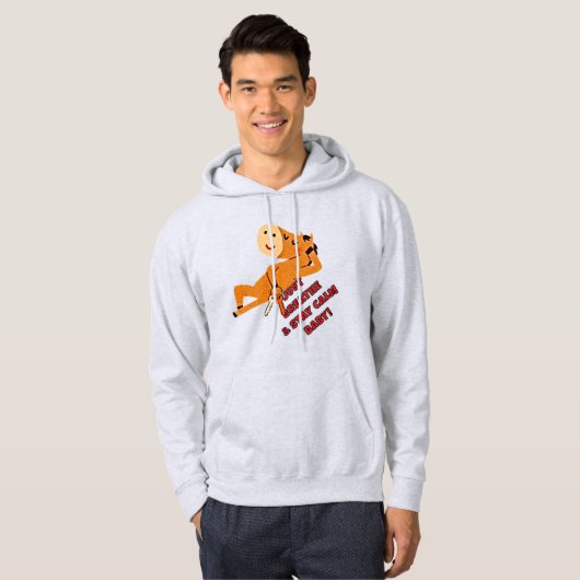 GEWOON ADEMEN EN RUSTIG BLIJVEN BABY! HOODIE (Voorkant volledig)
