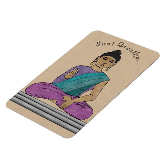 Gewoon ademen (flexibele magneet) magneet (Linkerzijde)