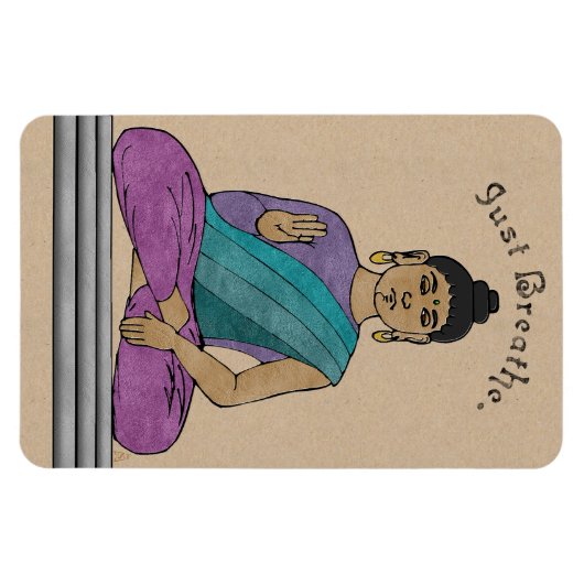 Gewoon ademen (flexibele magneet) magneet (Horizontaal)