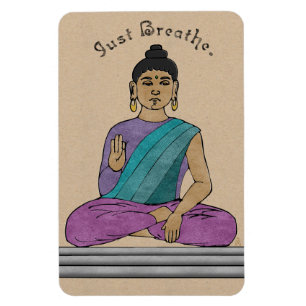 Gewoon ademen (flexibele magneet) magneet