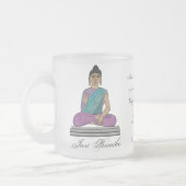 Gewoon ademen (gepersonaliseerde Frosted Glass Mok (Links)