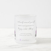 Gewoon ademen (gepersonaliseerde Frosted Glass Mok (Center)