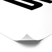 Gewoon ademen Leuke Moderne Bloemen Inspiratie Perfect Poster (Hoek)