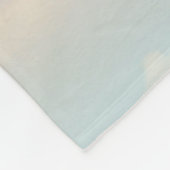 GEWOON ADEMEN Life Quote Pink Sky Clouds Modern Fleece Deken (Hoek)