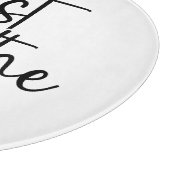 Gewoon ademen paardenbloem aangepaste naam snijplank (Hoek)