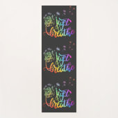 Gewoon ademen paardenbloem blazen in de wind yogamat (Voorkant)