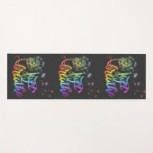 Gewoon ademen paardenbloem blazen in de wind yogamat (Voorkant (horizontaal))