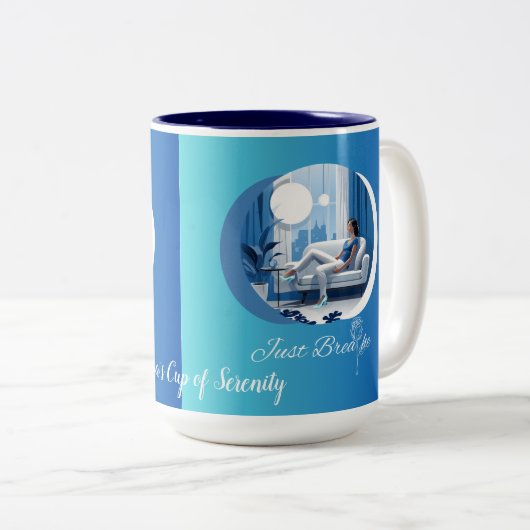 Gewoon ademen Zelfzorg mok (Voorkant rechts)