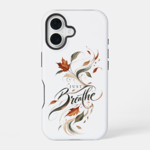 Gewoon Ademhalen Herfstblad iPhone 16 Hoesje
