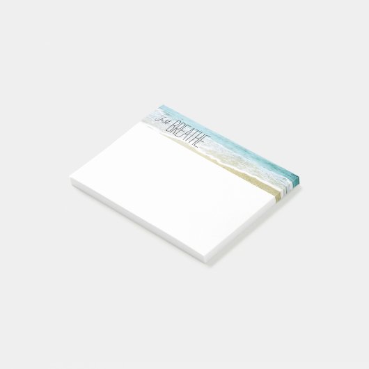 Gewoon Ademhalen op het Strand Post-it® Notes (Schuin)