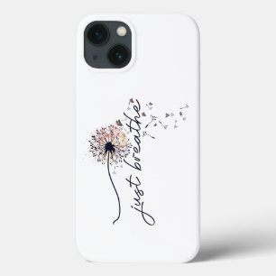 Gewoon Ademhalen Paardenbloem Aanmoediging Yoga Case-Mate iPhone Case