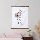 Gewoon Ademhalingsstelsel-, dandelion-inspiratie-y Hangend Wandkleed (Slaapkamer)