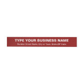 Gewoon adres van Red Business Return-software (Individueel)