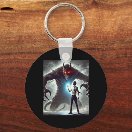 Gewoon Afbeelding-onverzettelijk vertrouwen Sleutelhanger (Voorkant)