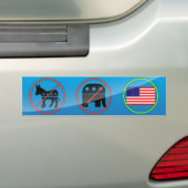 Gewoon Amerikaans Bumpersticker (Op auto)