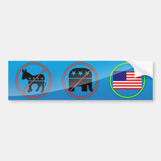 Gewoon Amerikaans Bumpersticker (Voorkant)
