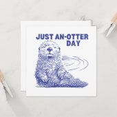 Gewoon 'Anotter Day Kaart (Voorkant / Achterkant in situ)