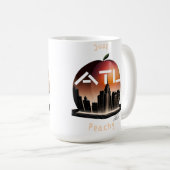 Gewoon ATL Perzik Koffiemok (Voorkant rechts)