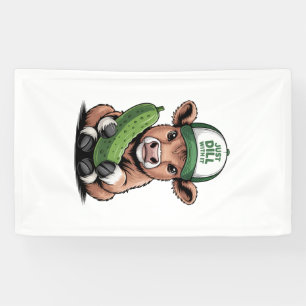 Gewoon Augurk Ermee Koe PNG, Grappige Augurk Spandoek