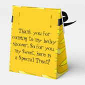 Gewoon Baby shower-thema afspelen Bedankdoosjes (Achterkant)