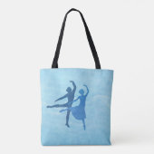 Gewoon baletthema dansen - Tas aangepaste tekst (Achterkant)