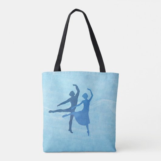 Gewoon baletthema dansen - Tas aangepaste tekst (Achterkant)