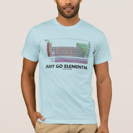 Gewoon basiselement (periodieke lijst van elemente t-shirt