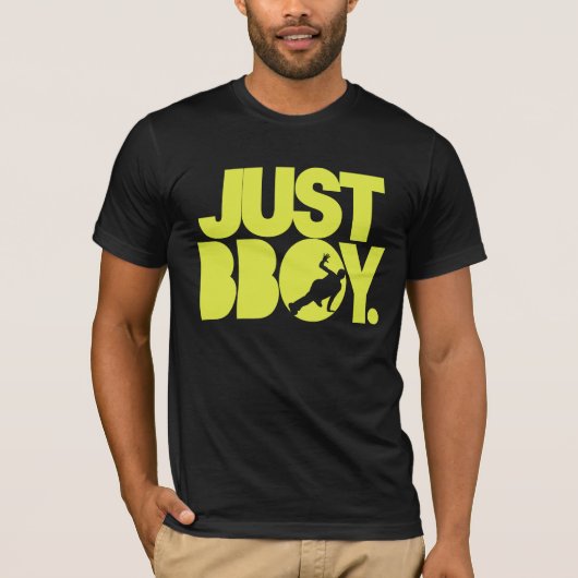 gewoon bboy - geel t-shirt (Voorkant)