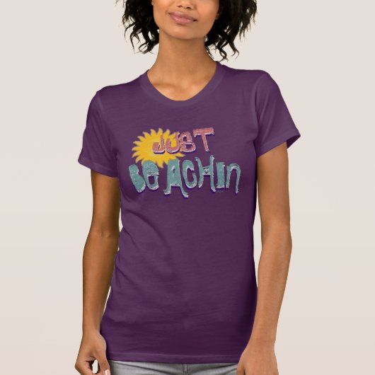 Gewoon Beachin Multi T-shirt (Voorkant)