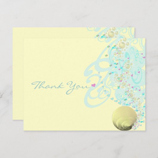 Gewoon Beachy dank je Briefkaart (Voorkant / Achterkant)