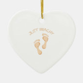 Gewoon Beachy Keramisch Ornament (Voorkant)