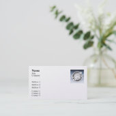 Gewoon bedrijf visitekaartje (Staand voorkant)