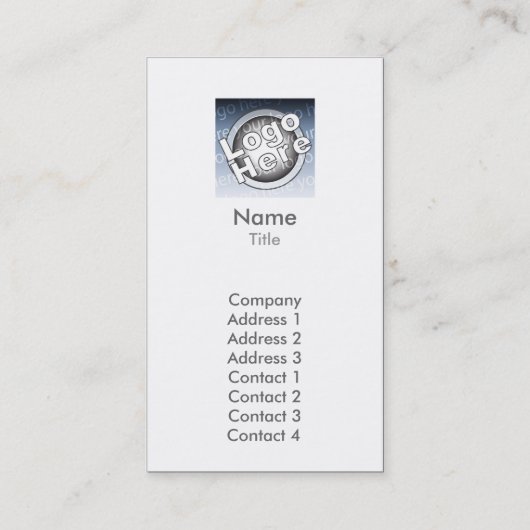 Gewoon bedrijf visitekaartje (Voorkant)