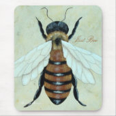 Gewoon Bee Mousepad Muismat (Voorkant)