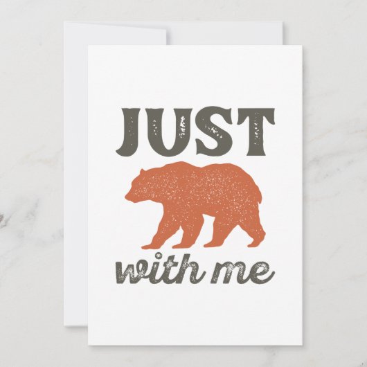 Gewoon Beer met mij Bedankkaart (Voorkant)