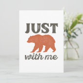 Gewoon Beer met mij Bedankkaart (Staand voorkant)