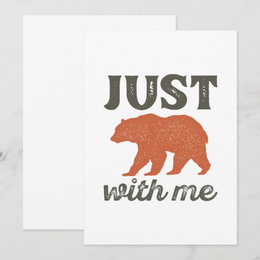 Gewoon Beer met mij Bedankkaart (Voorkant / Achterkant)