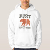Gewoon Beer met mij Hoodie (Voorkant)
