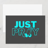 Gewoon bidden kaart (Voorkant / Achterkant)