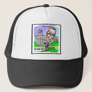 Gewoon Biden Tijd Grappige Politieke T-shirts Mokk Trucker Pet