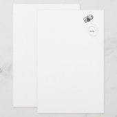 Gewoon bijen briefpapier (Voorkant / Achterkant)