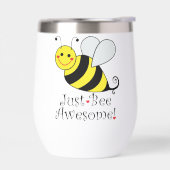 Gewoon bijen Geweldige Cute Yellow Bumble Bee. (Links)