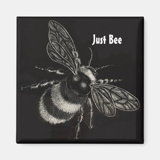 "Gewoon bijen" Magneet (Voorkant)